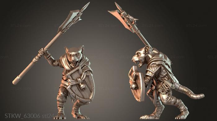 Ratmen Warriors Halberd