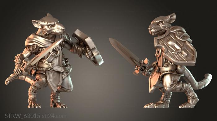 Ratmen Warriors Sword Valiant