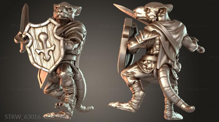 Ratmen Warriors Sword Stalwart