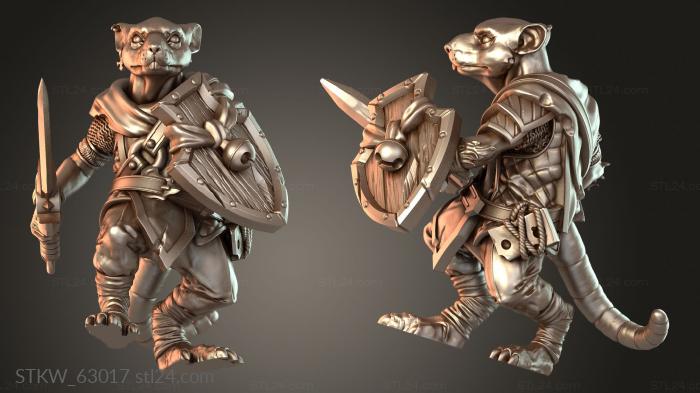 Ratmen Warriors Sword Zealous