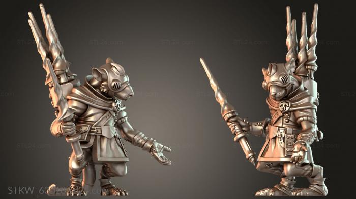 Ratmen Weapon Teams Driller Back