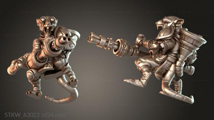 Ratmen Weapon Teams Gatling