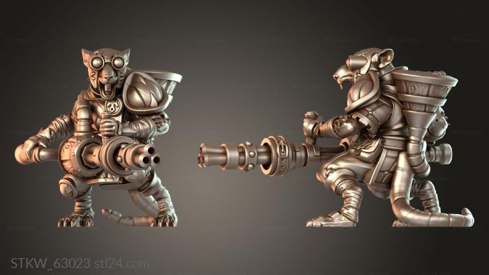Ratmen Weapon Teams Gatling Furious