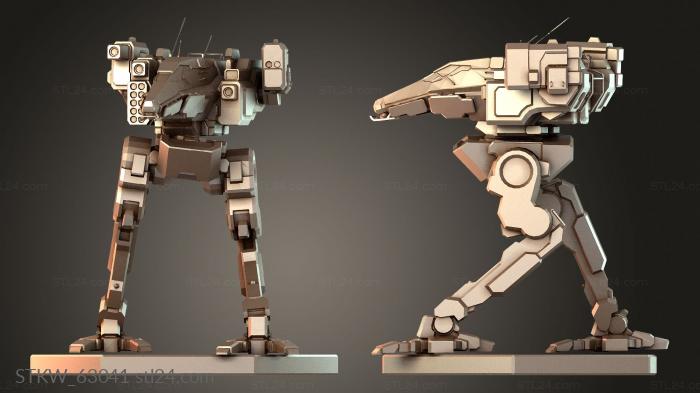Military figurines (Raven RVN Fire, STKW_63041) 3D models for cnc