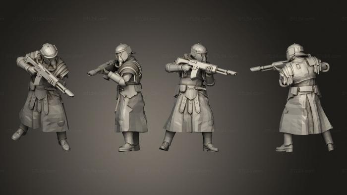 Military figurines (Firing 3, STKW_6306) 3D models for cnc