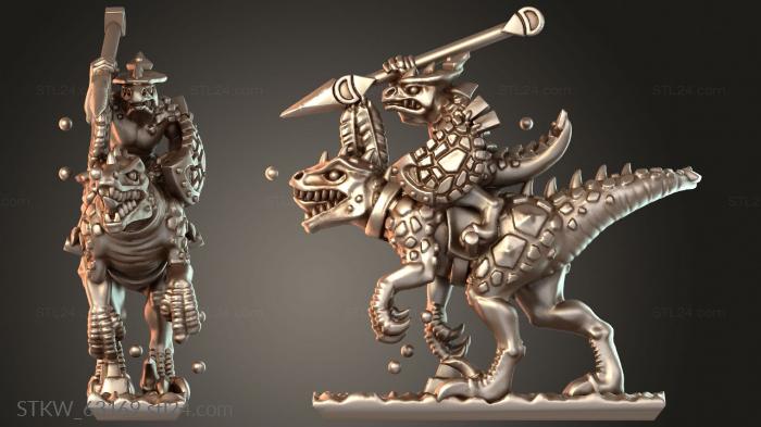 Reptilian cavalry