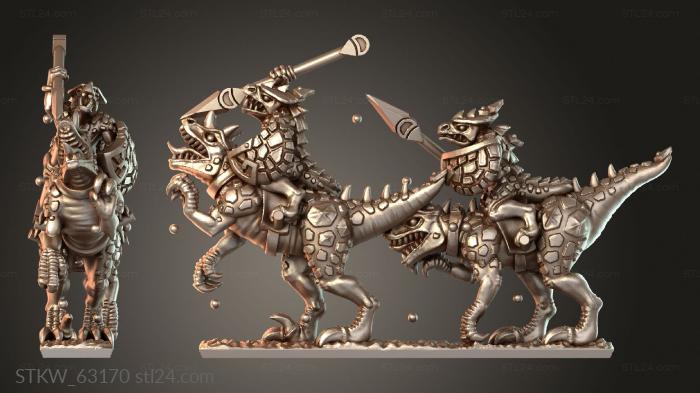 Reptilian cavalry Armored