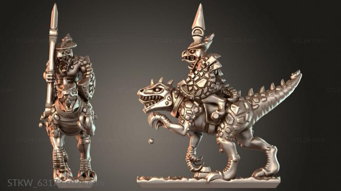 Reptilian cavalry Noble