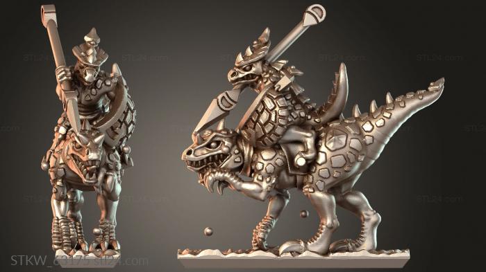 Reptilian cavalry Warlike