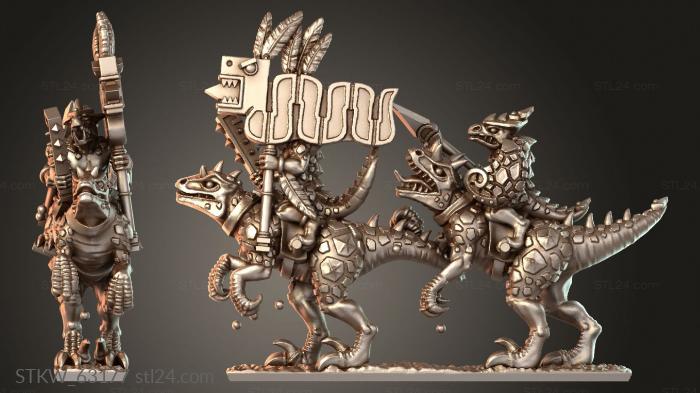 Reptilian cavalry Bold