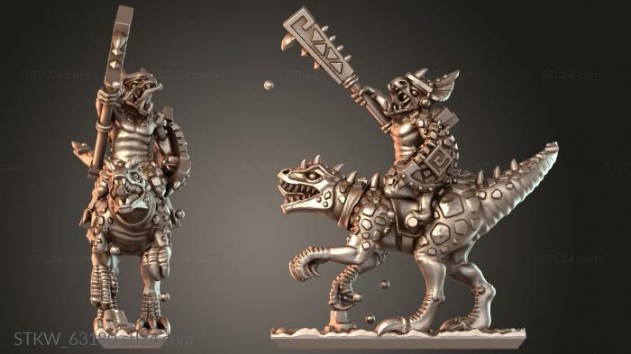 Reptilian cavalry Fierce