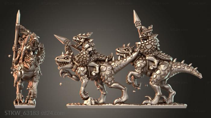 Reptilian cavalry Musician