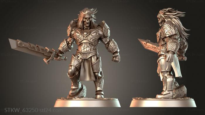Military figurines (Revenants Rider Grim, STKW_63250) 3D models for cnc