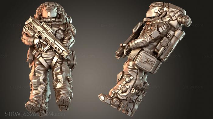 Military figurines (RHINO HEAVY Heavy, STKW_63266) 3D models for cnc