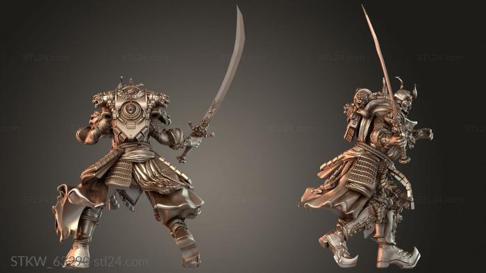 Military figurines (Rider Attack Melee Vanguard Dagger, STKW_63290) 3D models for cnc