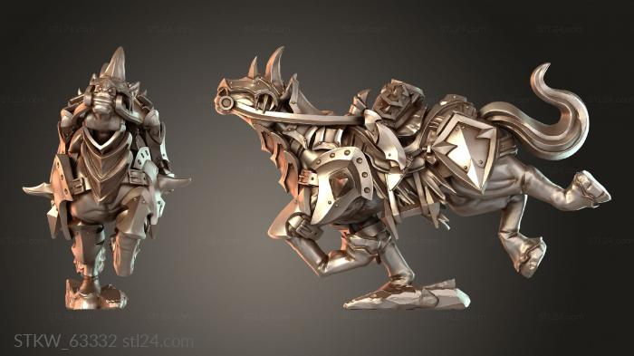 Rider War Stallion Horse Mighty