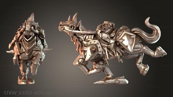 Rider War Stallion Horse Swift
