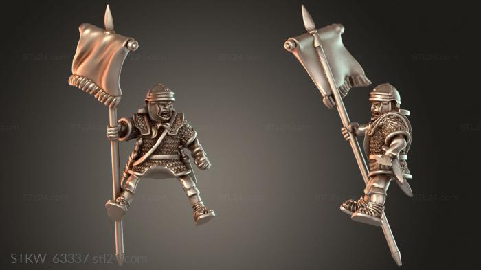 Military figurines (RIDERS Armored, STKW_63337) 3D models for cnc