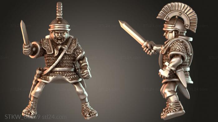 Military figurines (RIDERS LEADER Alpha, STKW_63359) 3D models for cnc