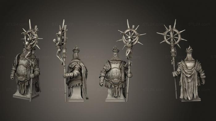 Military figurines (Flame Defender Bust, STKW_6337) 3D models for cnc