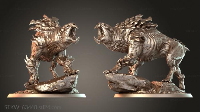 Roaring Warrior Rat Battle-Hardened