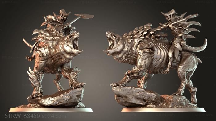 Roaring Warrior Rat Wildling