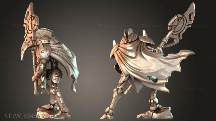 Military figurines (Robot Legion Guardian Spear, STKW_63466) 3D models for cnc