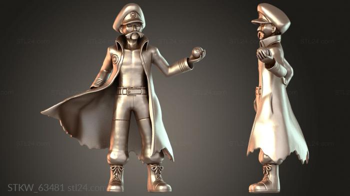 Military figurines (Rocket Femenino Masculino, STKW_63481) 3D models for cnc
