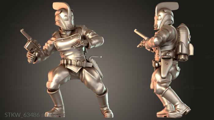 Rocketman Rocketeer Flying