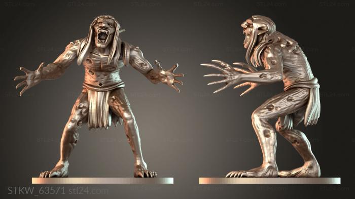 Military figurines (Rot Troll, STKW_63571) 3D models for cnc