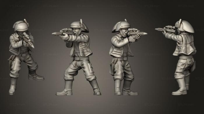Military figurines (Fleet Troopers 3 2, STKW_6369) 3D models for cnc