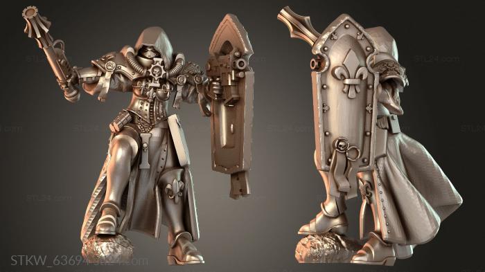 Sacresants with Maces Helm Mace Unyielding