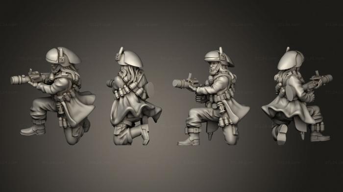 Military figurines (Fleet Troopers 3, STKW_6370) 3D models for cnc