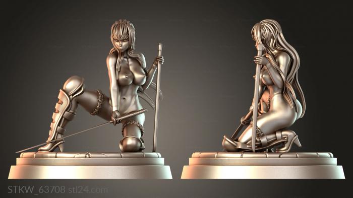 Military figurines (SAEKO NSFW COMP, STKW_63708) 3D models for cnc