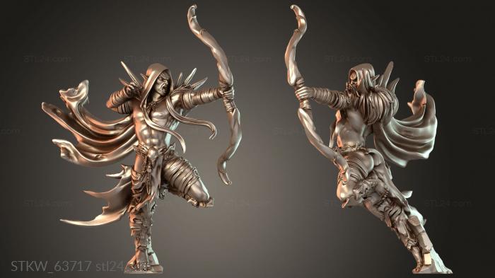 Military figurines (Saig Champion, STKW_63717) 3D models for cnc
