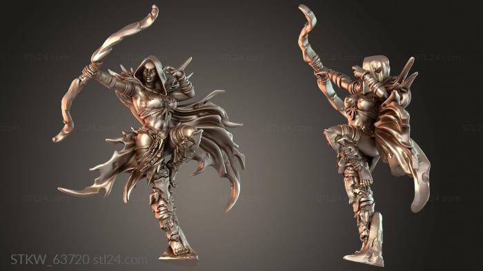 Military figurines (Saig Shadows Arcane, STKW_63720) 3D models for cnc