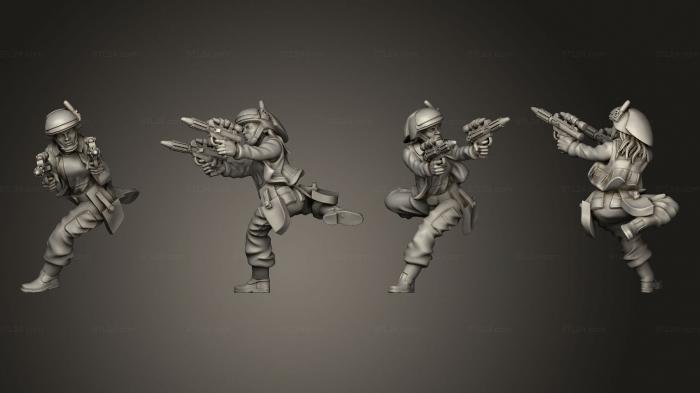 Military figurines (Fleet Troopers 5 2, STKW_6373) 3D models for cnc