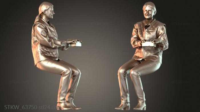 Military figurines (Samantha, STKW_63750) 3D models for cnc