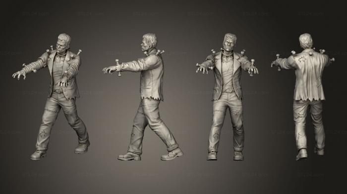 Military figurines (Flesh Golem The Creature Walking, STKW_6381) 3D models for cnc