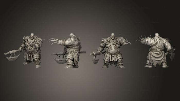Military figurines (Flesh Golem The Jailer Huge, STKW_6383) 3D models for cnc