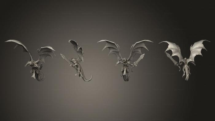 Military figurines (Flying Dragonborn Sword, STKW_6393) 3D models for cnc