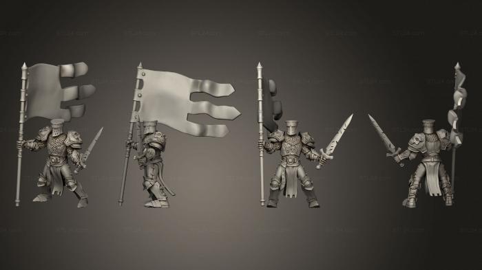 Статуэтки военные (Рыцарь для ног 02, STKW_6397) 3D модель для ЧПУ станка
