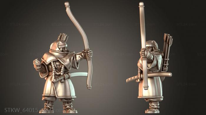 Samurai Warfare Monk Archer Veteran