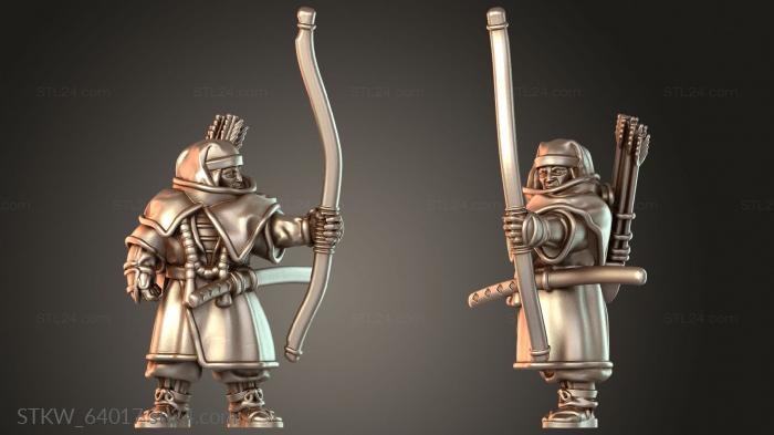 Samurai Warfare Monk Archer Defender