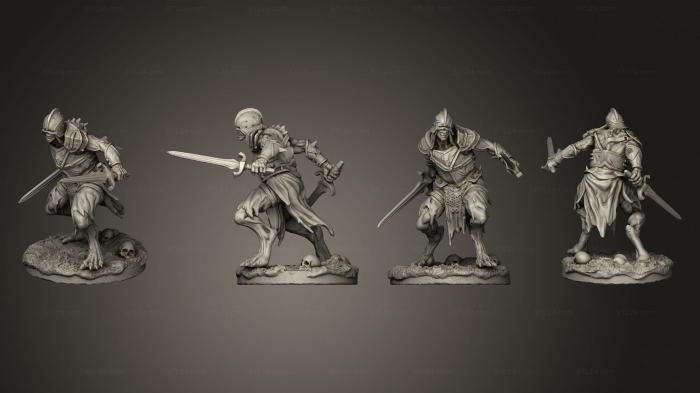 Military figurines (Footmen 02, STKW_6402) 3D models for cnc