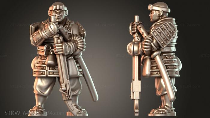 Samurai Warfare Monk Matchlock Guard