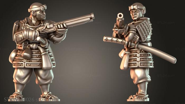 Samurai Warfare Monk Mikoshi Bearer Left