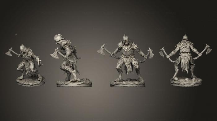 Military figurines (Footmen 03, STKW_6403) 3D models for cnc