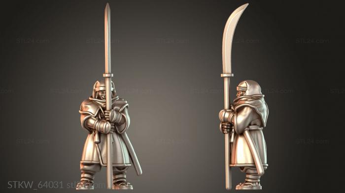Samurai Warfare Monk Naginata Guard