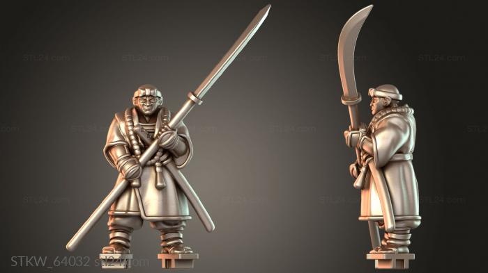 Samurai Warfare Monk Naginata Elite